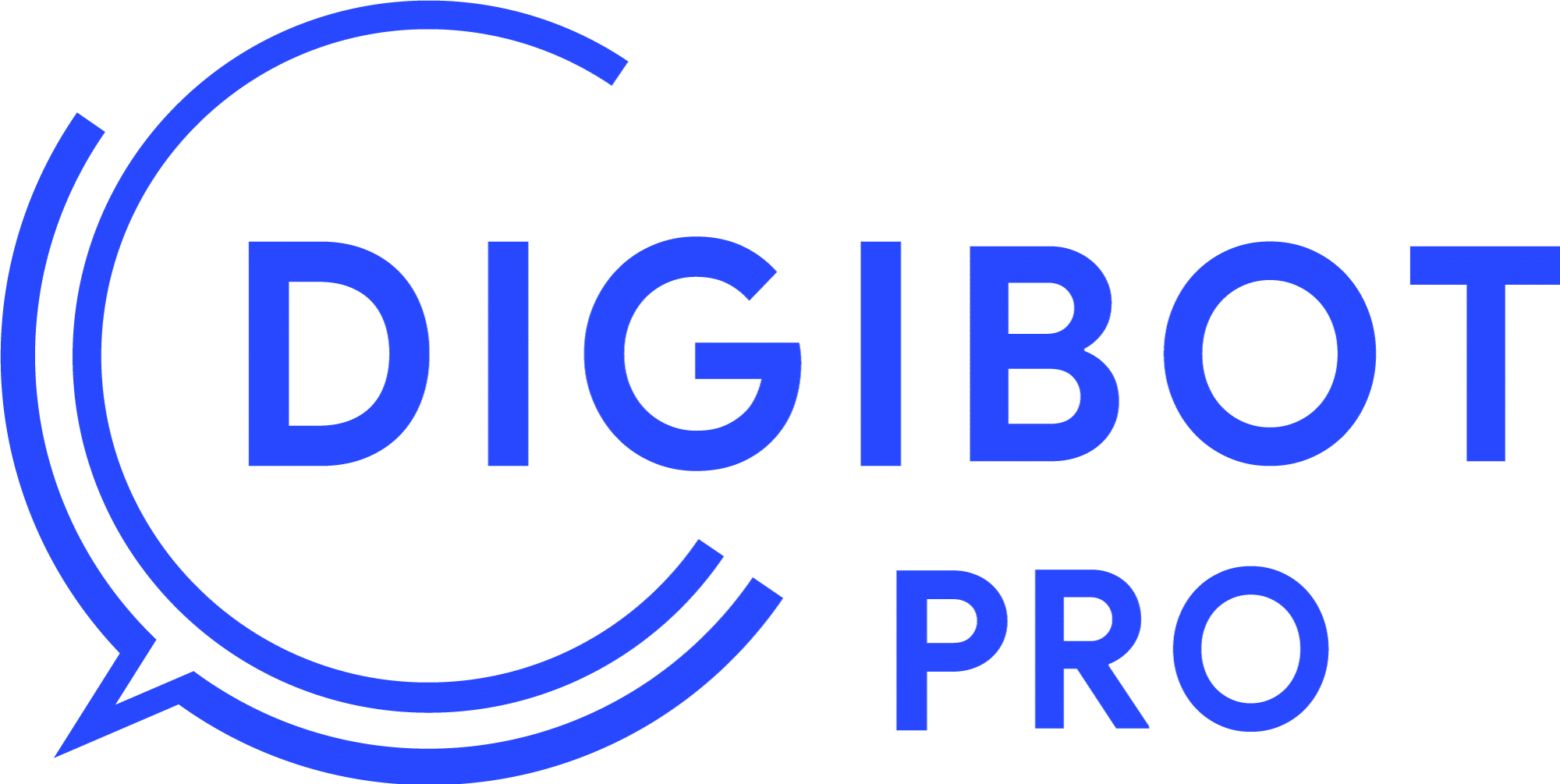 DigiBotPro Logo em azul